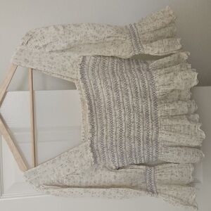 Nothing Fits But- Smocked Peasant Blouse